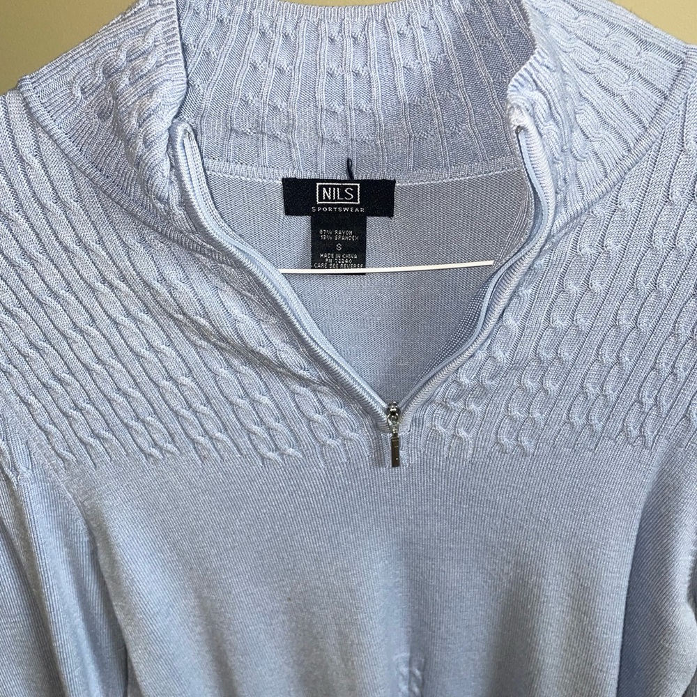 Nils womens sweater quarter zip
